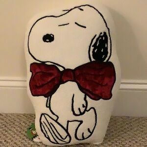 Snoopy Plush with Red Bow